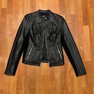 Express leather jacket